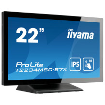 Monitor dotykowy POS iiyama ProLite T2234MSC-B7X , IPS, pojemnościowy, IP65, głośniki
