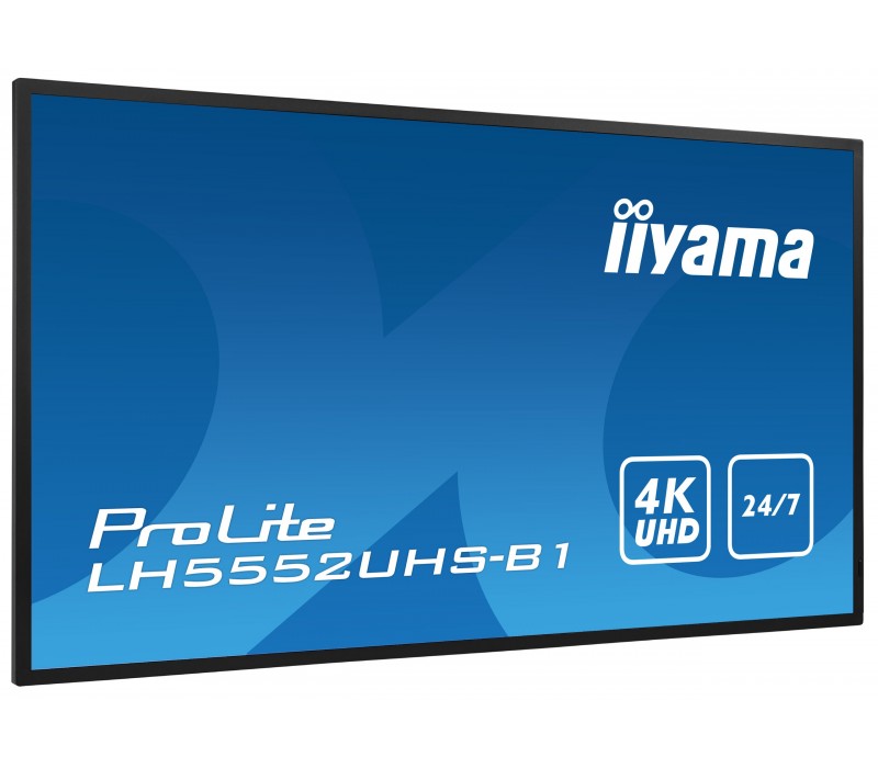 Monitor iiyama ProLite LH5552UHS-B1 55" VA 4K UHD, Digital Signage, 24/7, Intel® SDM, Android