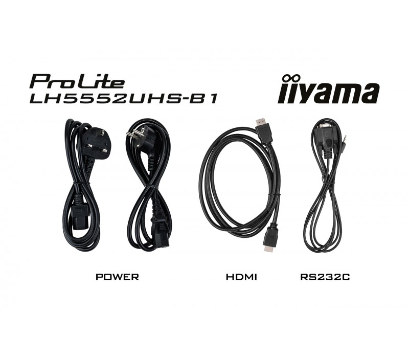 Monitor iiyama ProLite LH5552UHS-B1 55" VA 4K UHD, Digital Signage, 24/7, Intel® SDM, Android