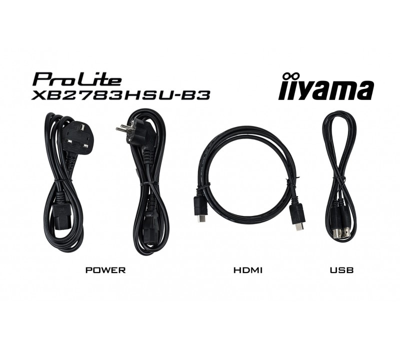 Monitor iiyama ProLite XB2783HSU-B3 27" AMVA LED, VGA, HDMI, DP, FLICKER FREE LED