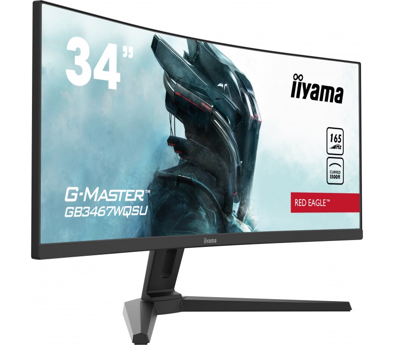 Monitor iiyama G-Master GB3467WQSU Red Eagle 34" VA LED 0,4ms 165Hz zakrzywiona matryca 2xDP 2xHDMI