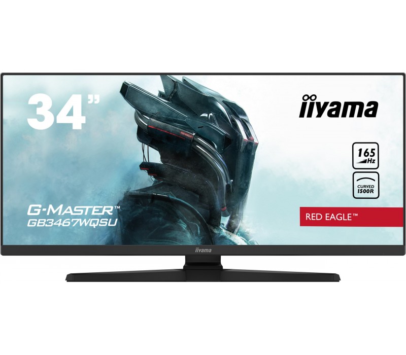 Monitor iiyama G-Master GB3467WQSU Red Eagle 34" VA LED 0,4ms 165Hz zakrzywiona matryca 2xDP 2xHDMI