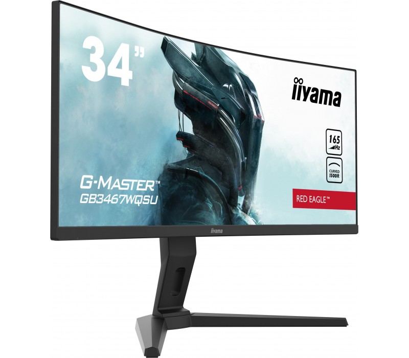 Monitor iiyama G-Master GB3467WQSU Red Eagle 34" VA LED 0,4ms 165Hz zakrzywiona matryca 2xDP 2xHDMI