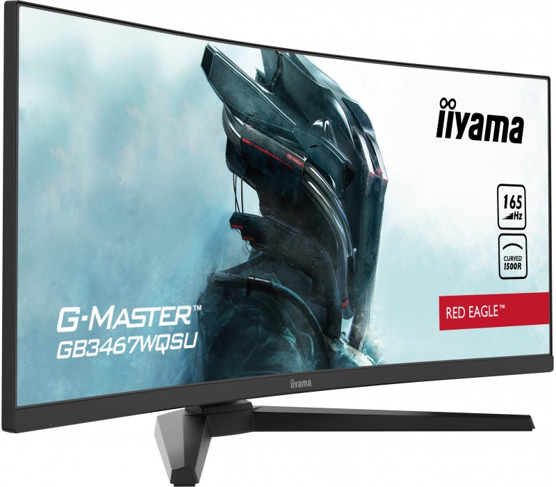 Monitor iiyama G-Master GB3467WQSU Red Eagle 34" VA LED 0,4ms 165Hz zakrzywiona matryca 2xDP 2xHDMI