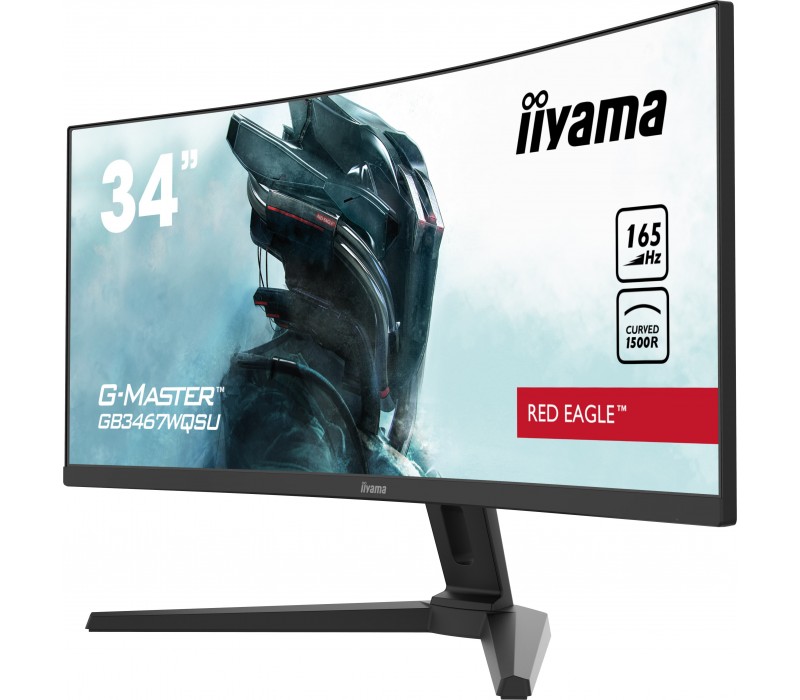Monitor iiyama G-Master GB3467WQSU Red Eagle 34" VA LED 0,4ms 165Hz zakrzywiona matryca 2xDP 2xHDMI
