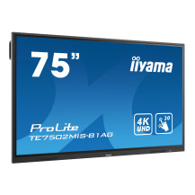 Interaktywny ekran dotykowy iiyama ProLite TE7502MIS-B1AG 75" VA, 4K UHD,...