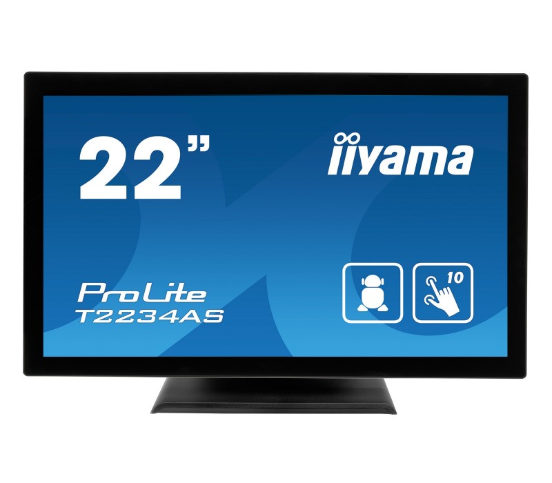 Monitor dotykowy POS iiyama T2234AS-B1 22" wbudowany Android, karty SD, powłoka antyodciskowa