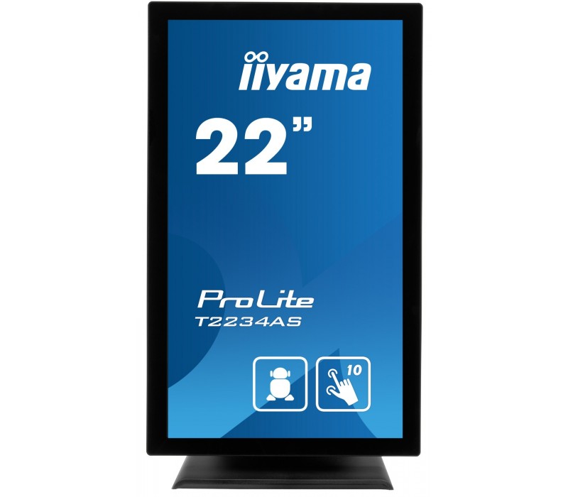 Monitor dotykowy POS iiyama T2234AS-B1 22" wbudowany Android, karty SD, powłoka antyodciskowa