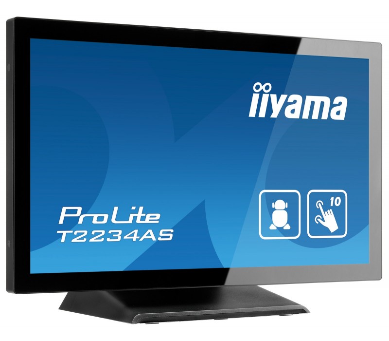 Monitor dotykowy POS iiyama T2234AS-B1 22" wbudowany Android, karty SD, powłoka antyodciskowa