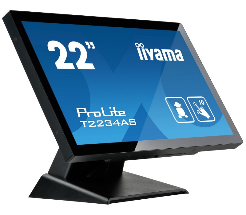 Monitor dotykowy POS iiyama T2234AS-B1 22" wbudowany Android, karty SD, powłoka antyodciskowa