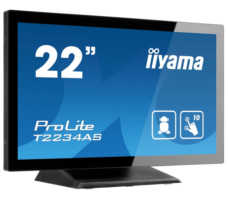 Monitor dotykowy POS iiyama T2234AS-B1 22" wbudowany Android, karty SD, powłoka antyodciskowa