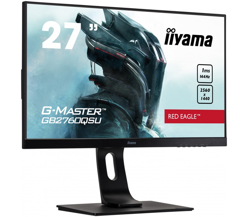 Monitor iiyama G-MASTER GB2760QSU-B1 27" RED EAGLE 1ms 144Hz WQHD FreeSync