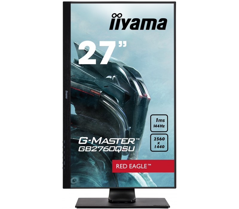 Monitor iiyama G-MASTER GB2760QSU-B1 27" RED EAGLE 1ms 144Hz WQHD FreeSync