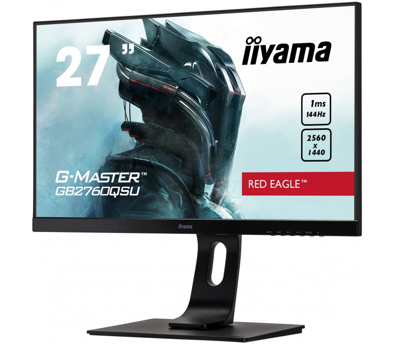 Monitor iiyama G-MASTER GB2760QSU-B1 27" RED EAGLE 1ms 144Hz WQHD FreeSync