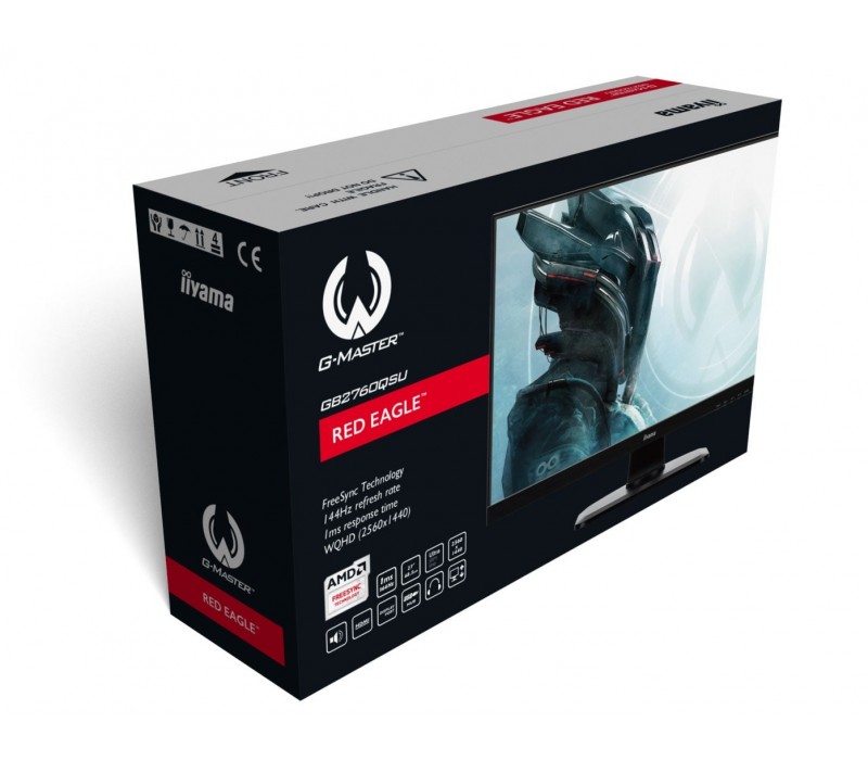 Monitor iiyama G-MASTER GB2760QSU-B1 27" RED EAGLE 1ms 144Hz WQHD FreeSync
