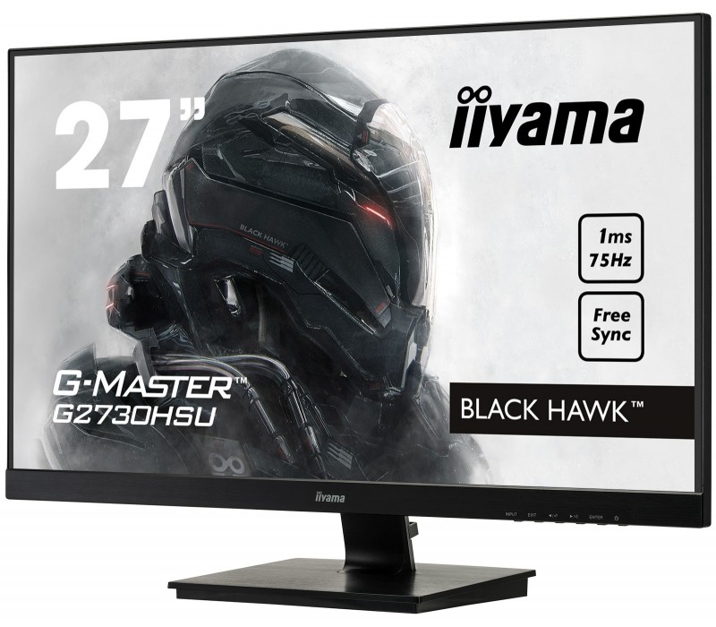 Monitor iiyama G-MASTER G2730HSU-B1 27" BLACK HAWK 27” 1ms FullHD Free Sync