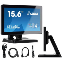 Monitor dotykowy iiyama ProLite T1633MC-B1 15,6" IP54 czarny
