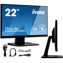 Monitor dotykowy iiyama ProLite T2252MSC-B1 22'' FULL HD...