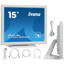 Monitor dotykowy iiyama ProLite T1531SR-W5 15" biały
