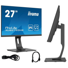 Monitor iiyama ProLite XUB2793HS-B4 27" IPS LED 75Hz VGA/HDMI/DisplayPort FlickerFree