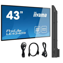 Monitor prezentacyjny iiyama Prolite LE4340S-B3 43", USB/VGA/HDMI/LAN, praca 16/7