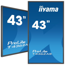 Monitor dotykowy iiyama ProLite T4362AS-B1, 43", IPS, 4K,...