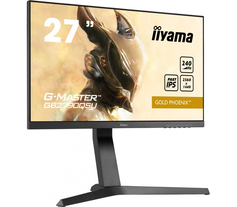 Monitor iiyama G-Master GB2790QSU-B1 Gold Phoenix 27" IPS WQHD, 240Hz, 1ms, HDR, FreeSync Premium