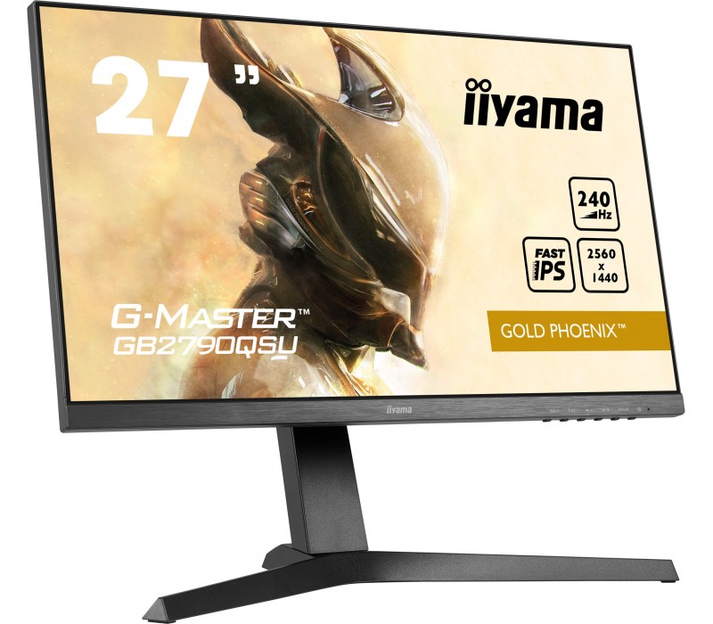 Monitor iiyama G-Master GB2790QSU-B1 Gold Phoenix 27" IPS WQHD, 240Hz, 1ms, HDR, FreeSync Premium