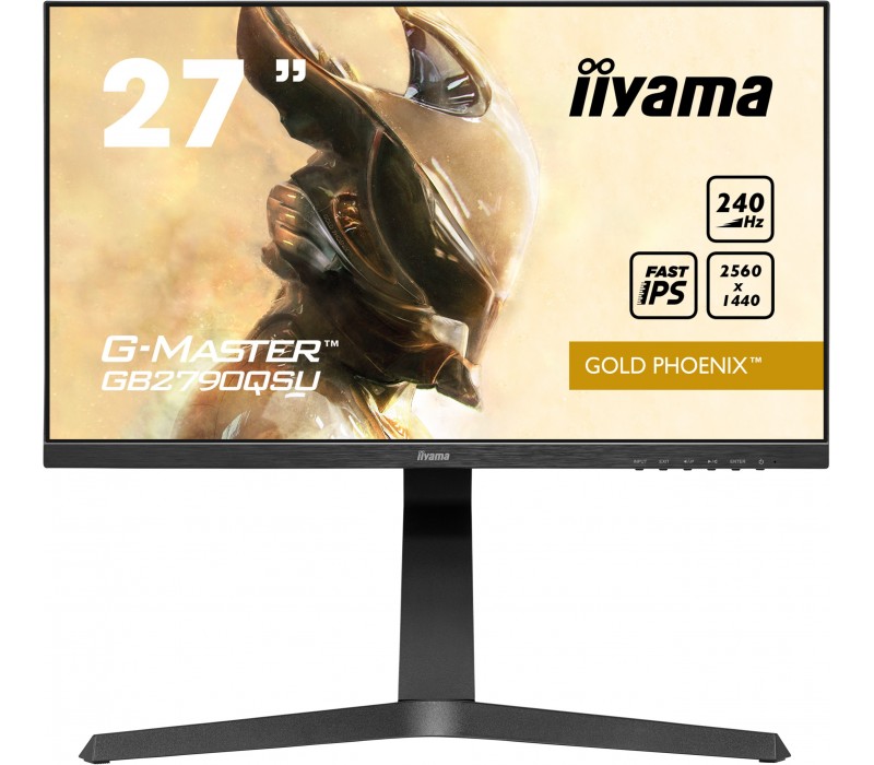 Monitor iiyama G-Master GB2790QSU-B1 Gold Phoenix 27" IPS WQHD, 240Hz, 1ms, HDR, FreeSync Premium