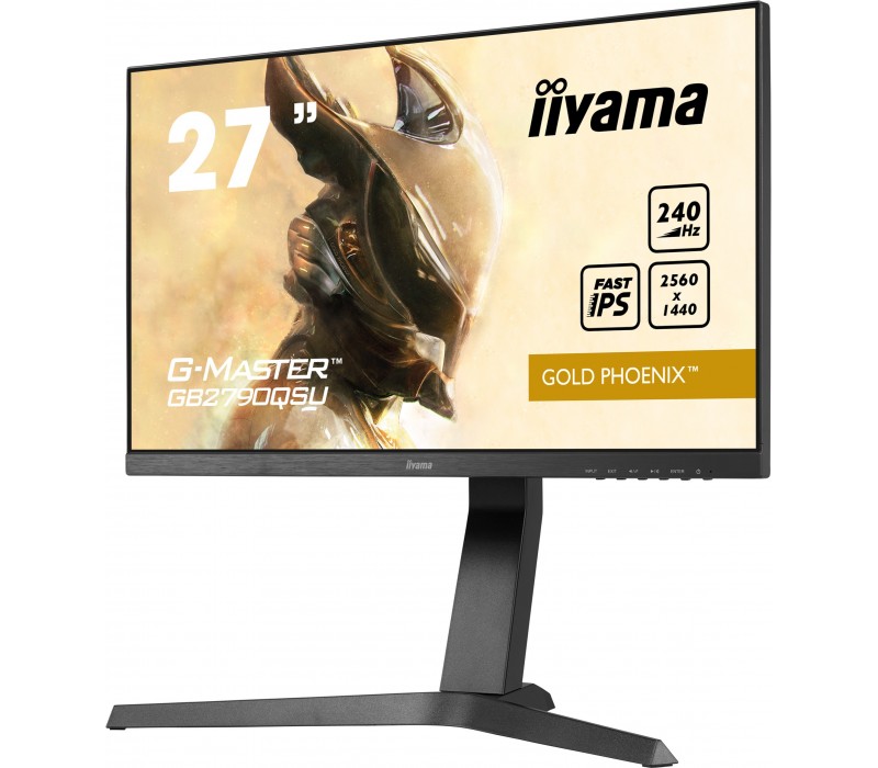 Monitor iiyama G-Master GB2790QSU-B1 Gold Phoenix 27" IPS WQHD, 240Hz, 1ms, HDR, FreeSync Premium