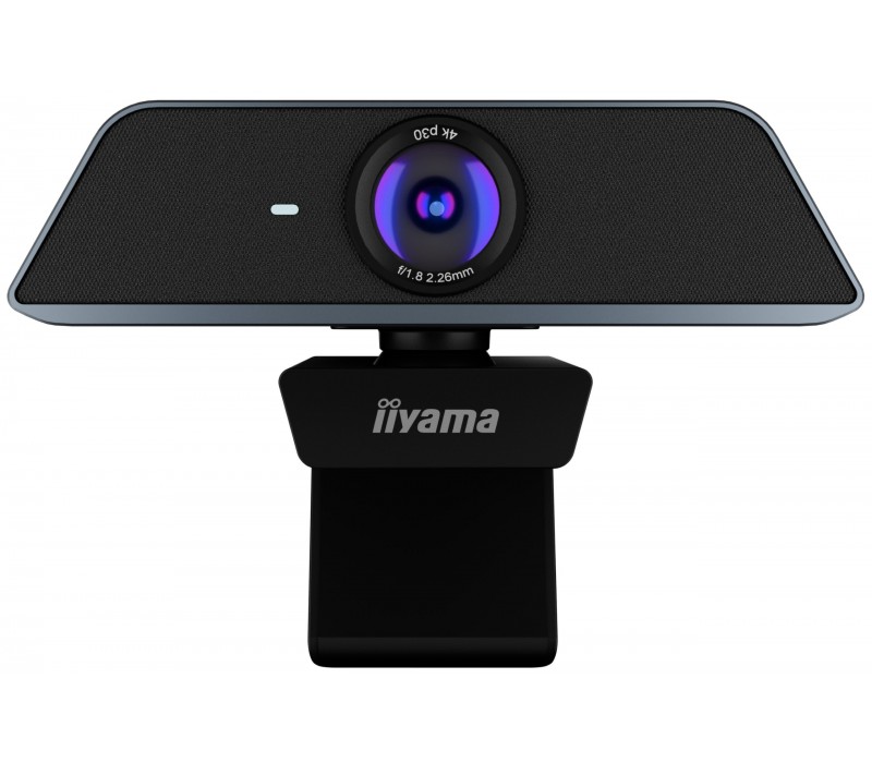 Kamera internetowa iiyama UC CAM120UL-1, 4K, 8MP, 120°, 2 mikrofony kierunkowe, redukcja szumów.
