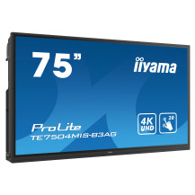 Monitor interaktywny iiyama ProLite TE7504MIS-B3AG 75", IPS, 4K, 24/7, Wifi, Android, USB-C, HDMI, VGA, Antyreflex