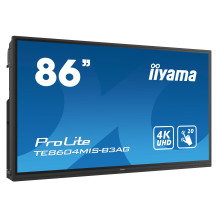Monitor interaktywny iiyama ProLite TE8604MIS-B3AG 86", IPS, 4K, 24/7, Wifi, Android, USB-C, HDMI, VGA, Antyreflex