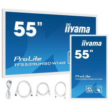 Monitor dotykowy iiyama ProLite TF5539UHSC-W1AG 55" 4K Open Frame PCAP, IPS, 24/7, Biały