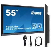Monitor interaktywny iiyama ProLite TE5504MIS-B3AG, 55" IPS, 4K, VGA, HDMI, USB-C, WiFI, Android 9, iiWare, ScreenSharePro, 24/7