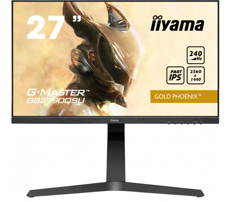 Monitor iiyama G-Master GB2790QSU-B1 Gold Phoenix 27" IPS WQHD, 240Hz, 1ms, HDR, FreeSync Premium