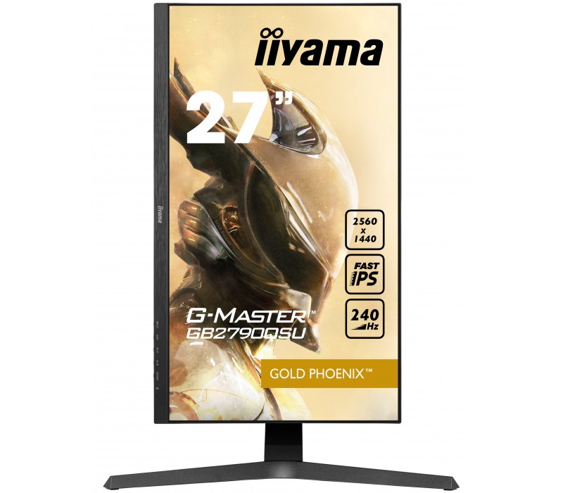 Monitor iiyama G-Master GB2790QSU-B1 Gold Phoenix 27" IPS WQHD, 240Hz, 1ms, HDR, FreeSync Premium