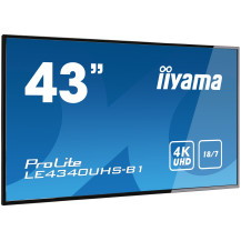 Monitor wielkoformatowy iiyama ProLite LE4340UHS-B1 43" 4K iisignage