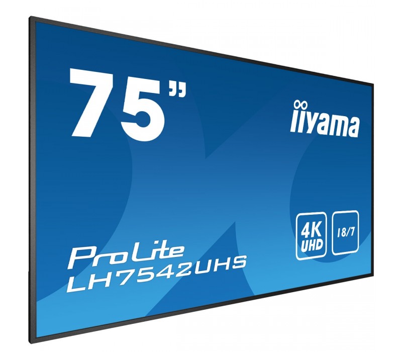 Monitor wielkoformatowy iiyama Prolite LH7542UHS-B3 IPS 4K UHD 18/7 Android FailOver