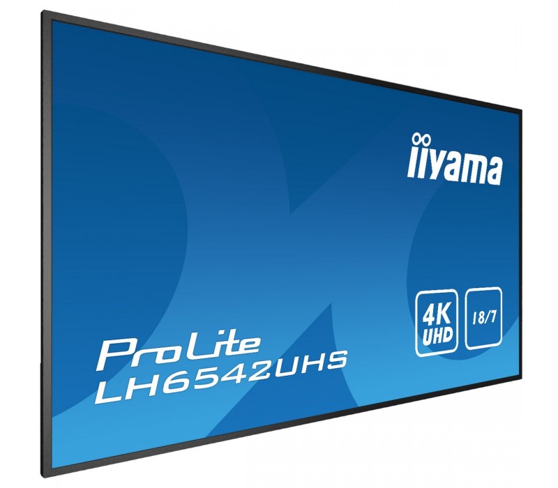 Monitor DigitalSignage iiyama LH6542UHS-B3 65" 4K UHD iisignage Android slot Intel® SDM
