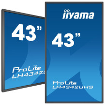Monitor DigitalSignage iiyama ProLite LH4342UHS-B3 43", 4K, IPS, 18/7, Android, Intel® SDM, eshare, iisignage