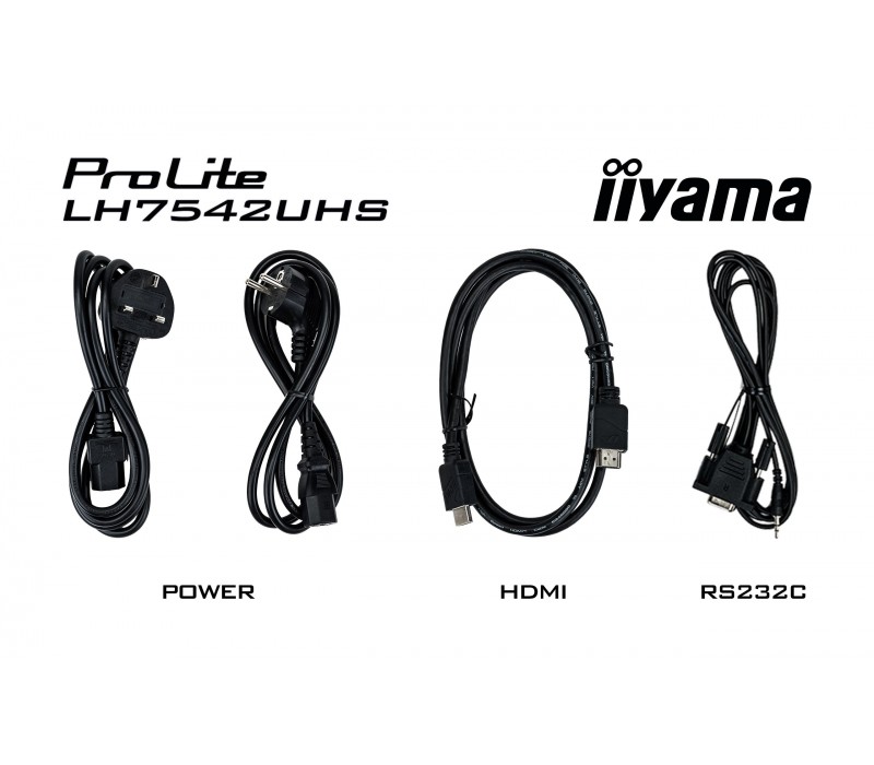 Monitor wielkoformatowy iiyama Prolite LH7542UHS-B3 IPS 4K UHD 18/7 Android FailOver