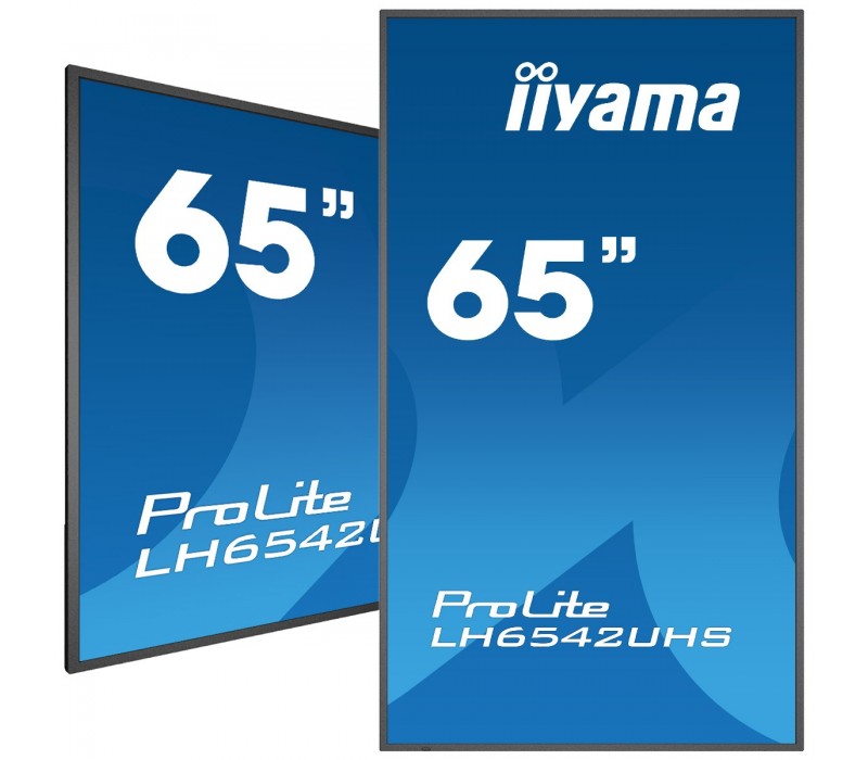 Monitor DigitalSignage iiyama LH6542UHS-B3 65" 4K UHD iisignage Android slot Intel® SDM