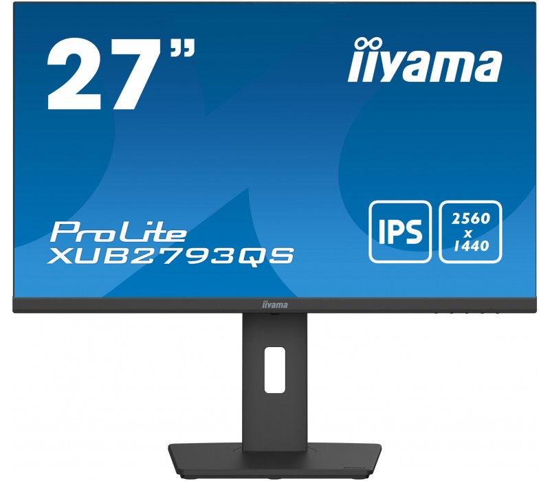 Monitor iiyama ProLite XUB2793QS-B1 27" IPS, WQHD, 1ms, 75Hz, 2xHDMI, 1xDP