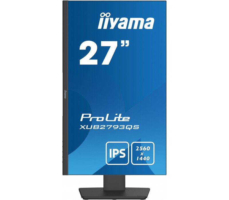 Monitor iiyama ProLite XUB2793QS-B1 27" IPS, WQHD, 1ms, 75Hz, 2xHDMI, 1xDP