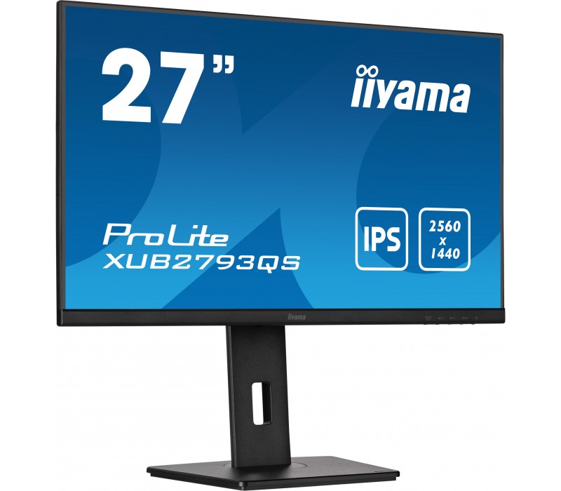 Monitor iiyama ProLite XUB2793QS-B1 27" IPS, WQHD, 1ms, 75Hz, 2xHDMI, 1xDP