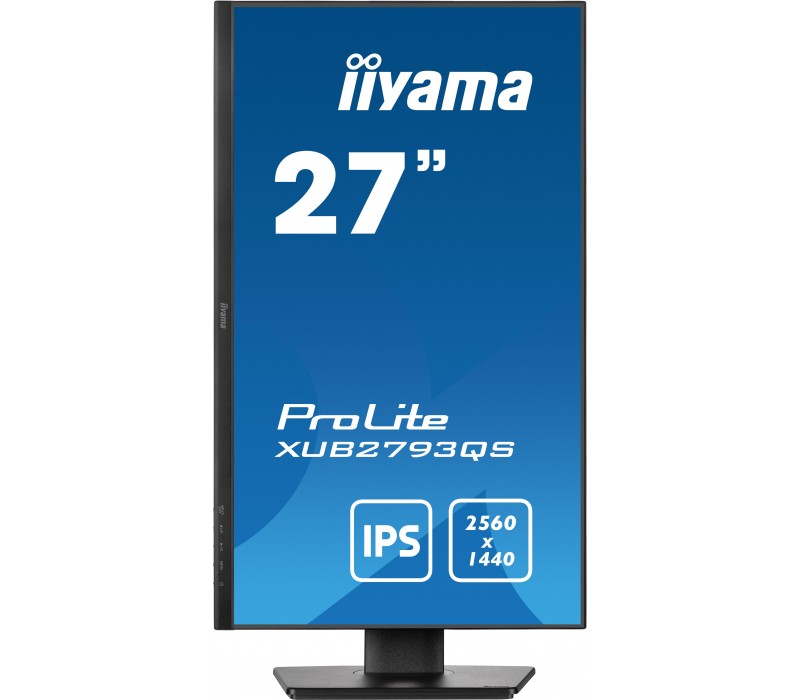 Monitor iiyama ProLite XUB2793QS-B1 27" IPS, WQHD, 1ms, 75Hz, 2xHDMI, 1xDP