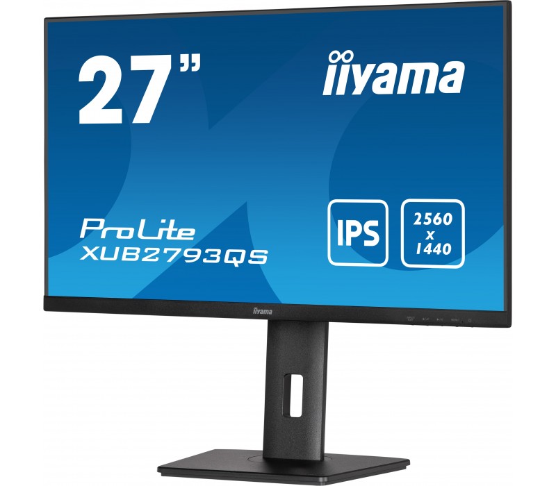 Monitor iiyama ProLite XUB2793QS-B1 27" IPS, WQHD, 1ms, 75Hz, 2xHDMI, 1xDP