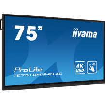 Monitor interaktywny 75" iiyama ProLite TE7512MIS-B1AG IPS LED 4K /VGA HDMI USB-C WiFi/ iiware, Android11, ScreenSharePro