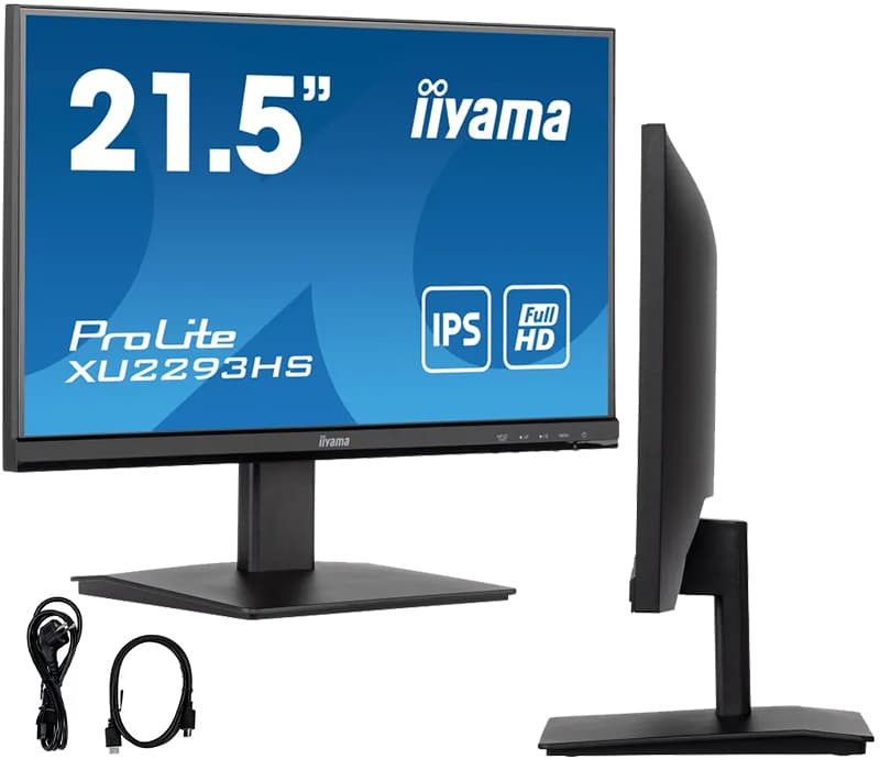 iiyama ProLite21.5型ワイド液晶ディスプレイ ブラック XUB2294HS-B1 1台 【2022?新作】 パソコン・PC周辺機器 